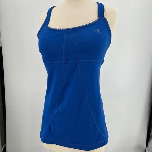 Adidas Blue Razorback Activewear Ladies Medium - Picture 2 of 5